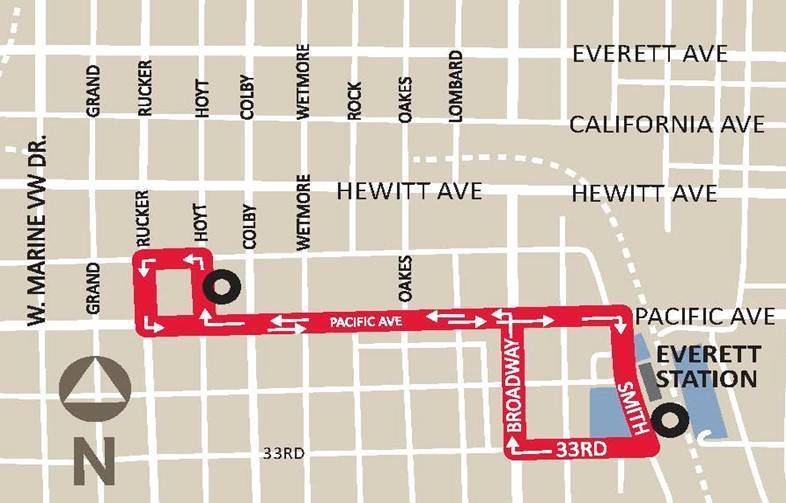4th of july parade shuttle map